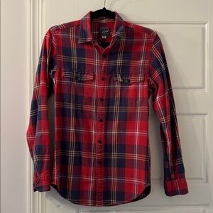 J. Crew Men’s Plaid Button Down Shirt Size XS